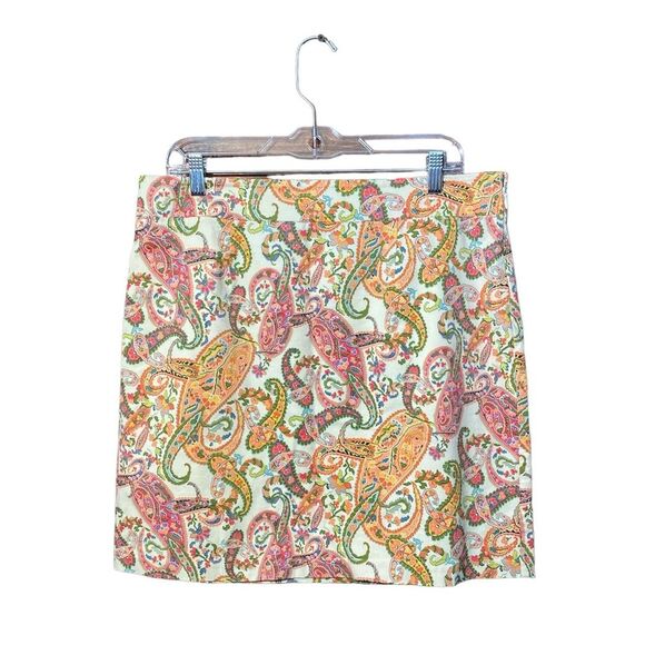 Tommy Bahama Dresses & Skirts - Tommy Bahama Multi Color Fully Lined Paisley Mini Skirt Women's Size 12